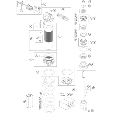 AMORTISSEUR ECLATE...